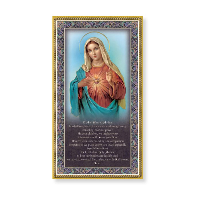 5"X9" Home Plaque with Prayer