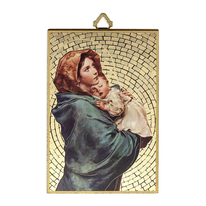 4" x 6" Gold Foil Mosaic Plaque