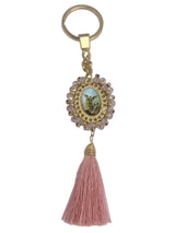 OUR LADY OF GUADALUPE & OTHER BEADED KEYCHAINS