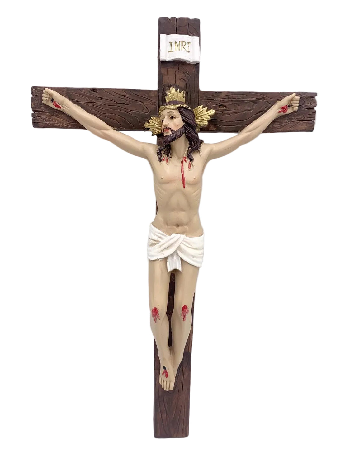 13X8  Crucifix Poly Resin R-G1