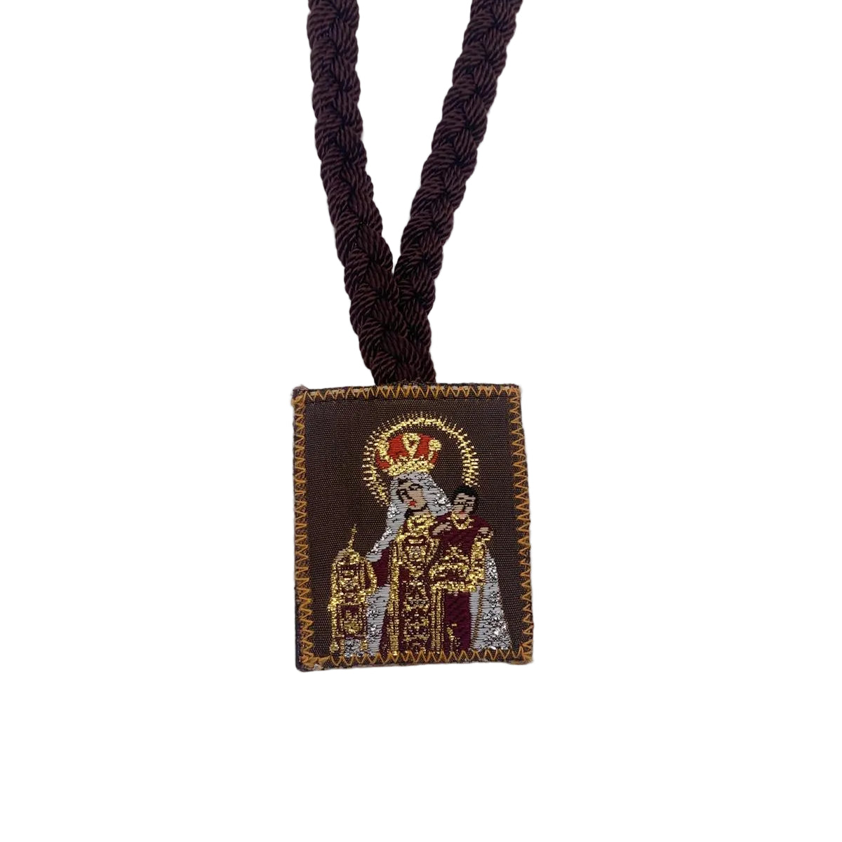 OUR LADY OF CARMEL BRAIDED SCAPULAR