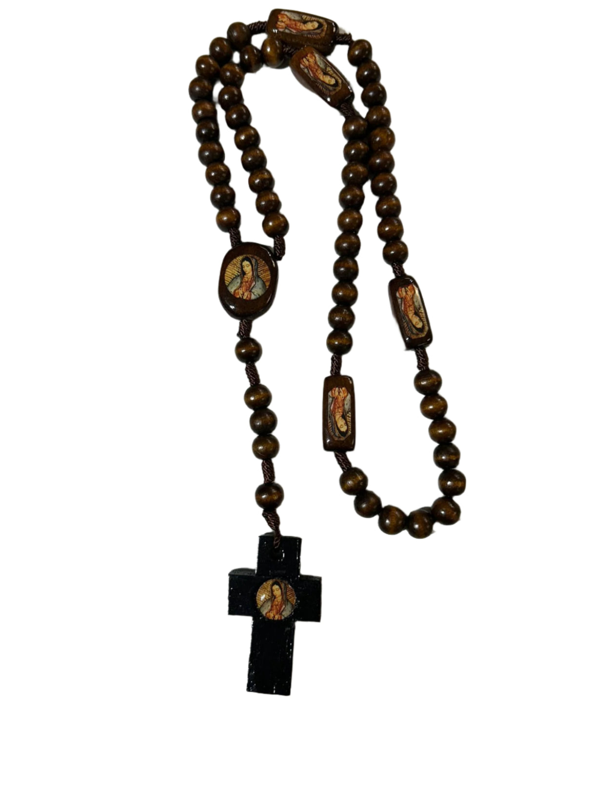 Wooden Rosary Saint Benedict