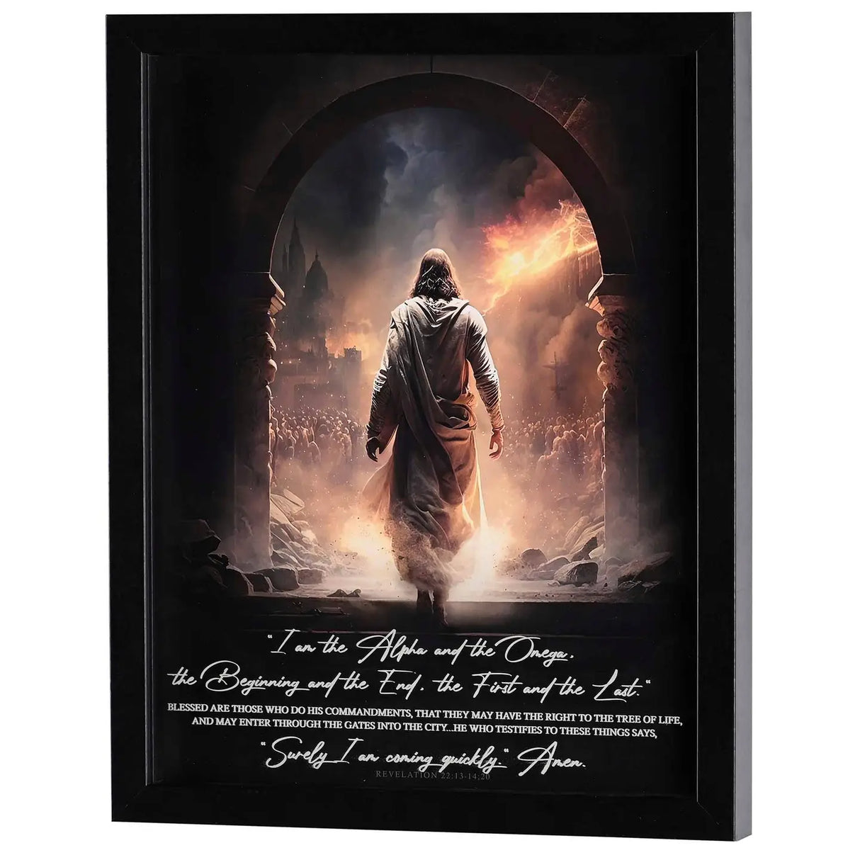 "SURELY I AM COMING " FRAME 11X14