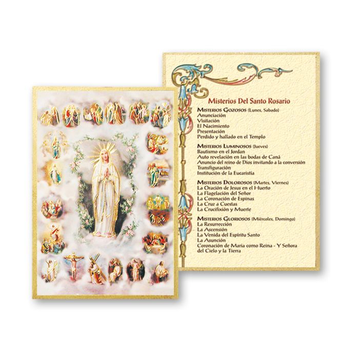 4" x 6" Gold Foil Mosaic Plaque