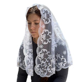 1/2 Moon Blessed Mary chapel veils