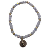 COLORFUL BRACELETS WITH ST. BENIDICT MEDAL