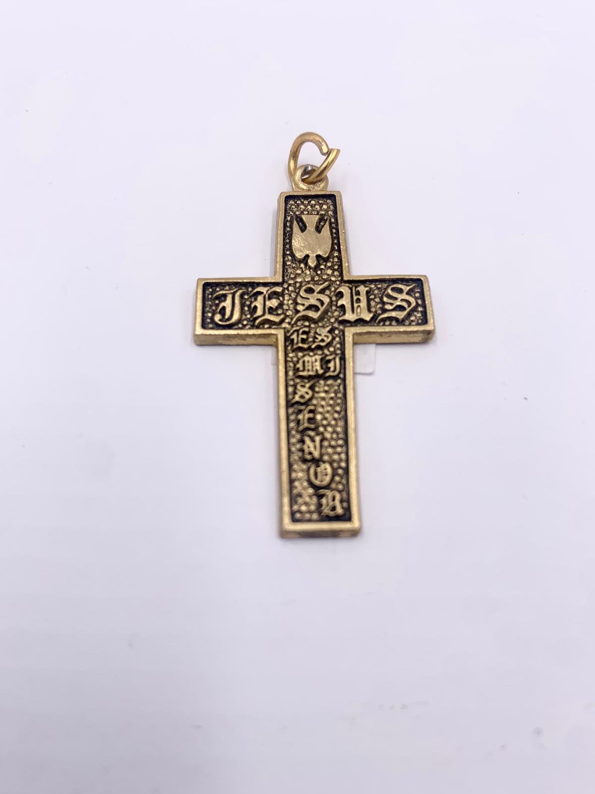 Medalla Cruz Jesus mi Señor-4.2 cm