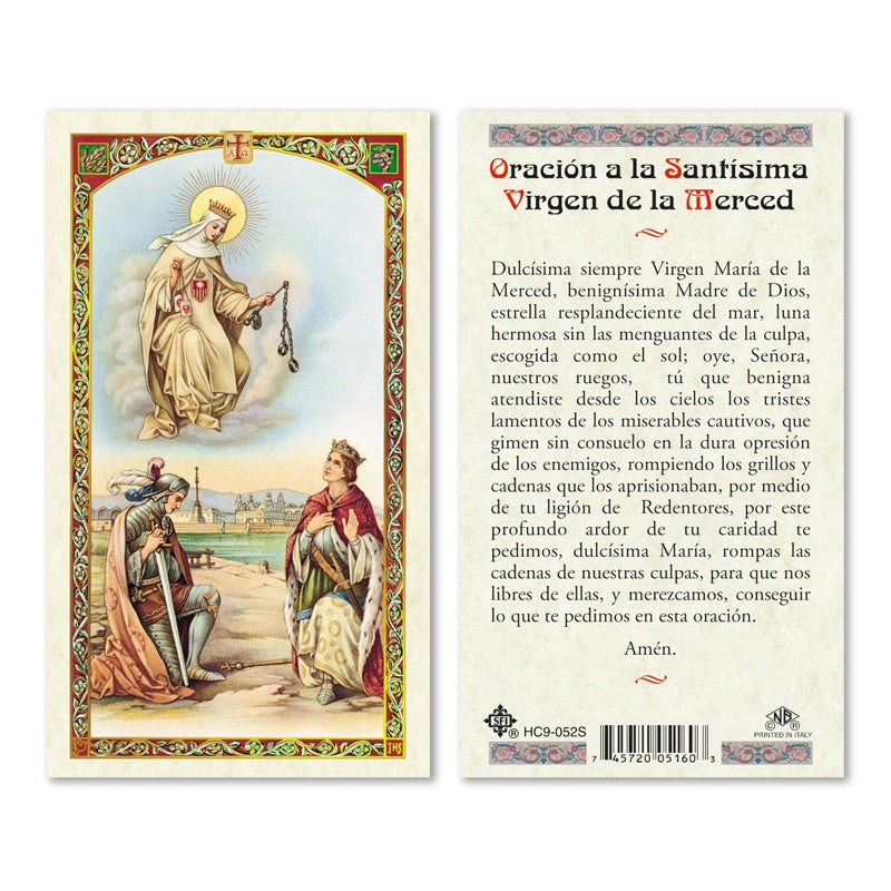 Virgen de la Merced- plastificada