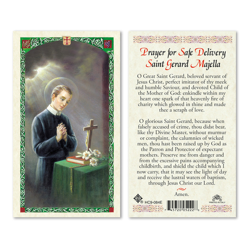 St. Gerard Prayer for Safe Delivery