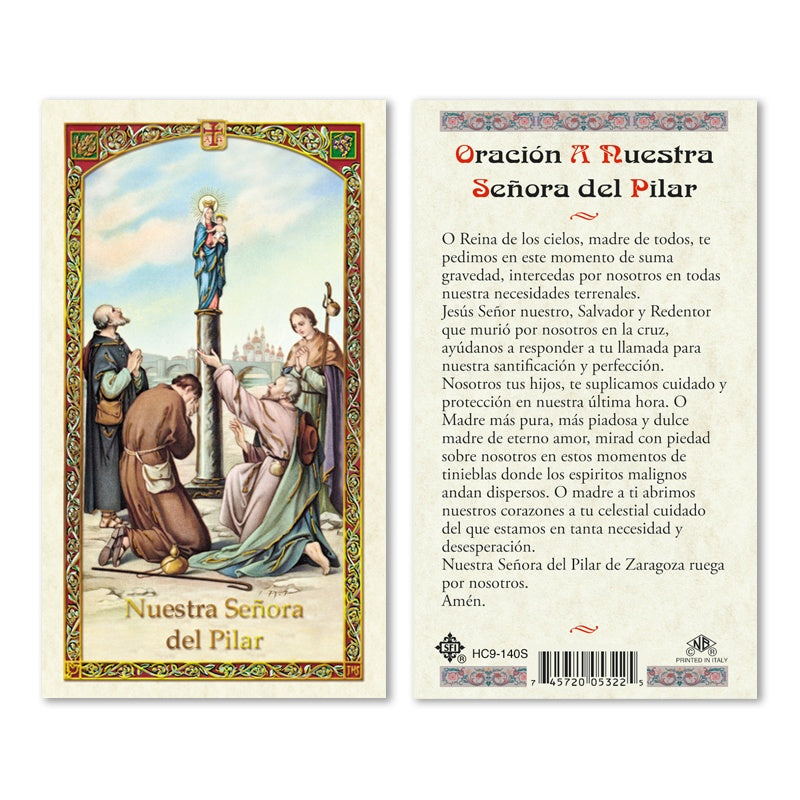 Nuestra Señora del Pilar- Plastificada