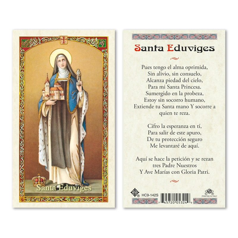 Santa Eduviges- Plastificada