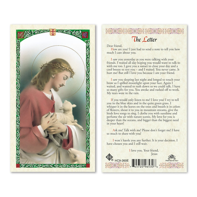 JESUS WITH LAMB - THE LETTER