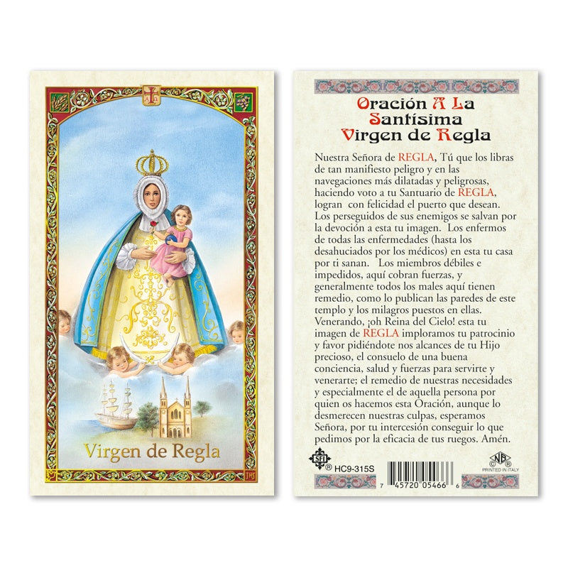 Virgen de Regla- plastificada