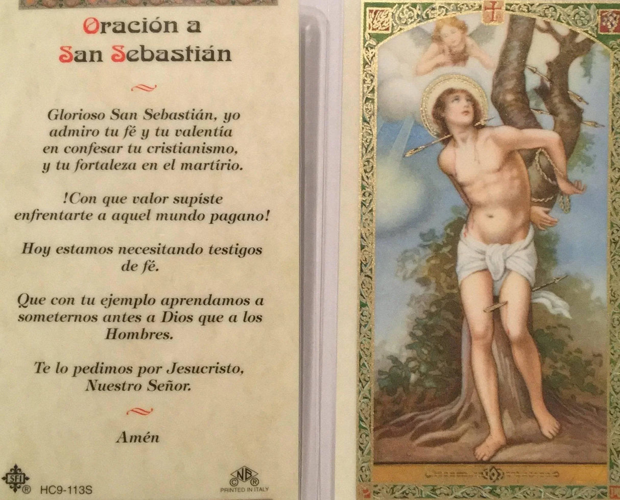Prayer Card Oracion A San Sebastian