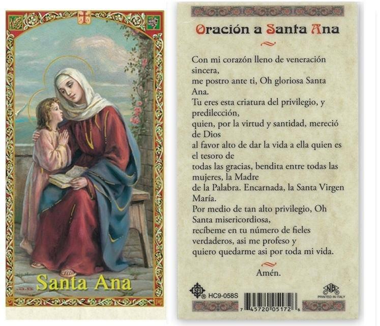 Santa Ana - Plastificada