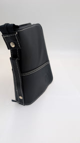 Black Leather Zipper Case for Missals, Liturgy of the Hours and Prayer Book
