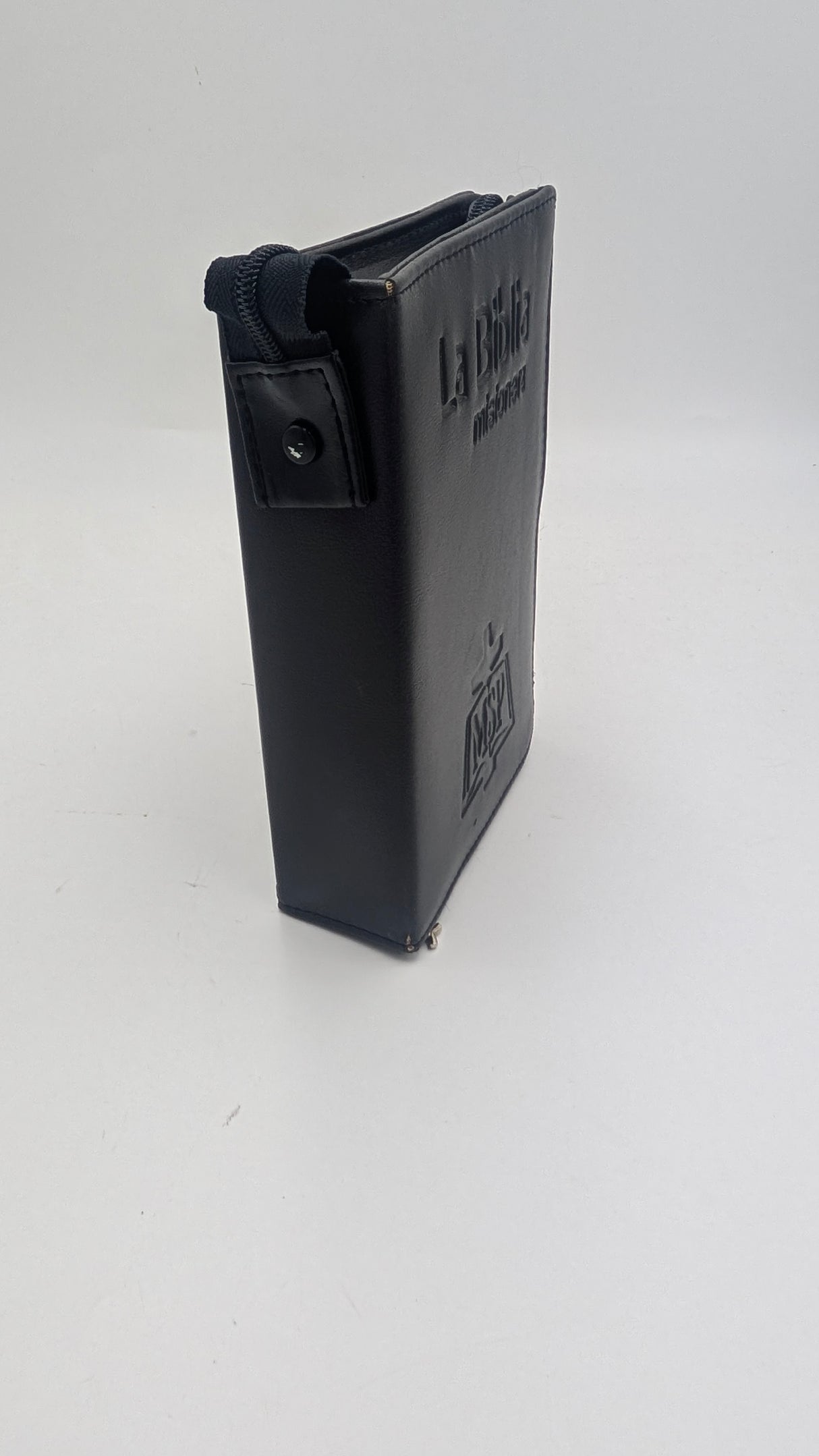 Black Leather Zipper Case for Missals, Liturgy of the Hours and Prayer Book