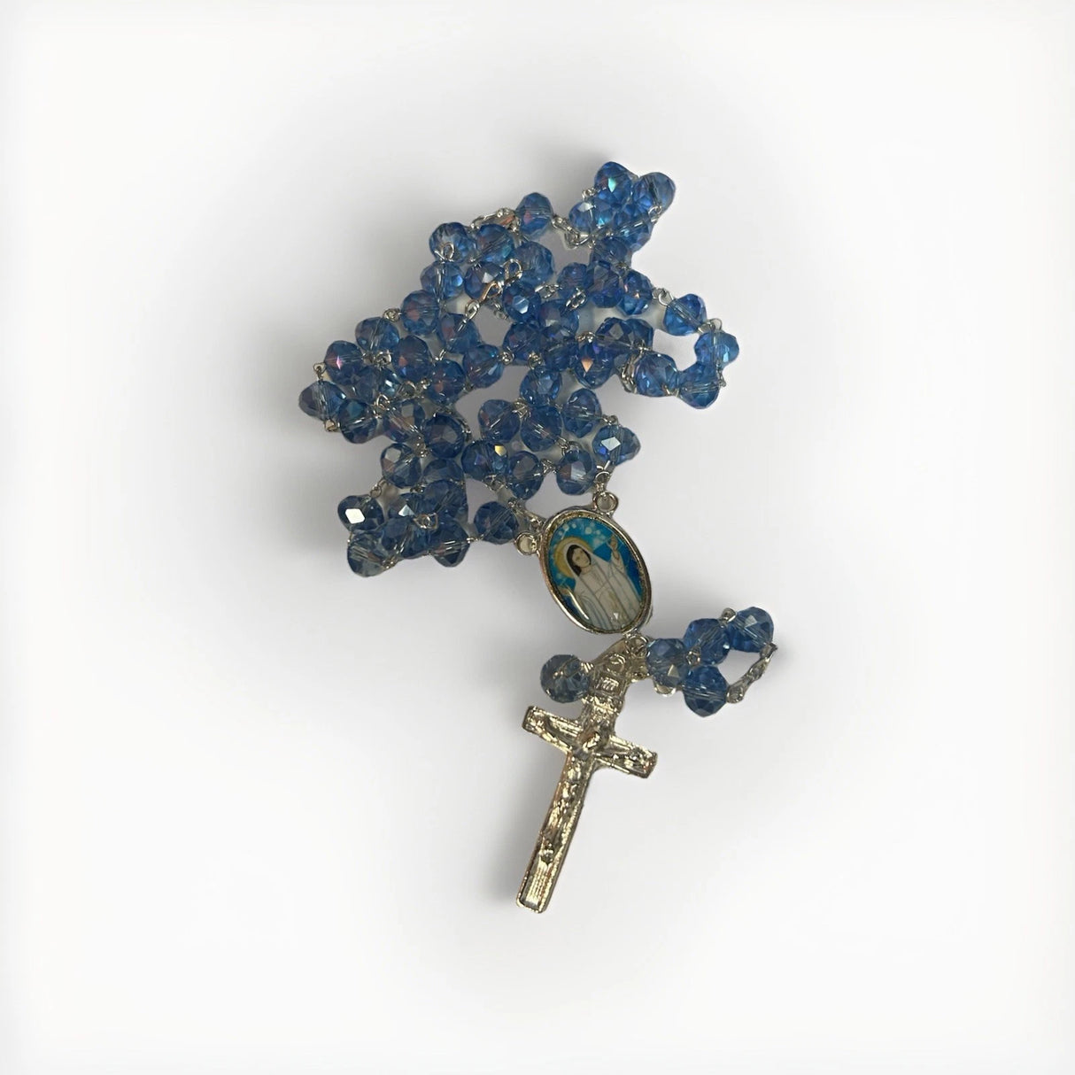 ROSARIO AZUL DE CRISTO MISIONERO/ VIRGEN DE MAGNIFICAT