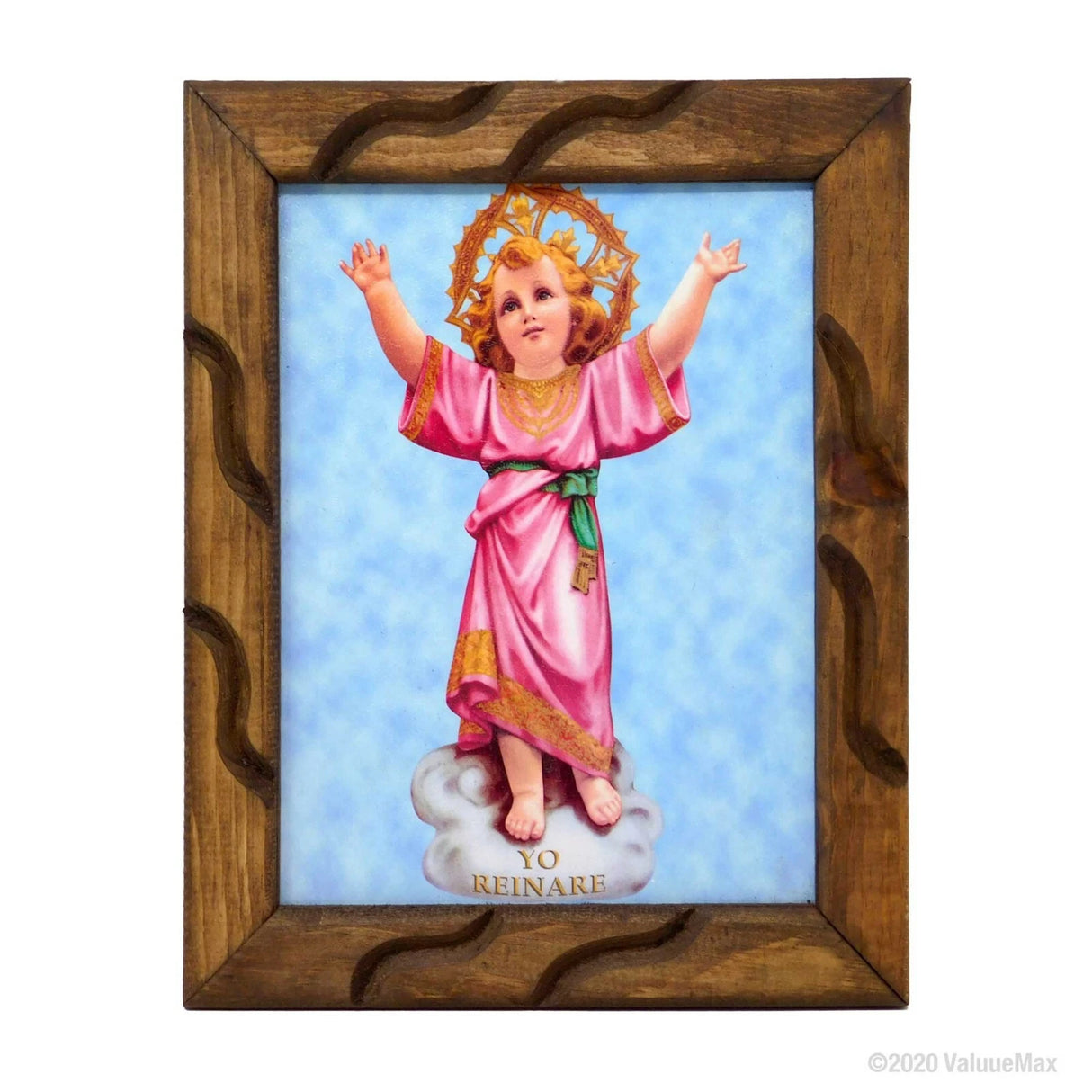 Divine Child Image -12"Rustic Frame
