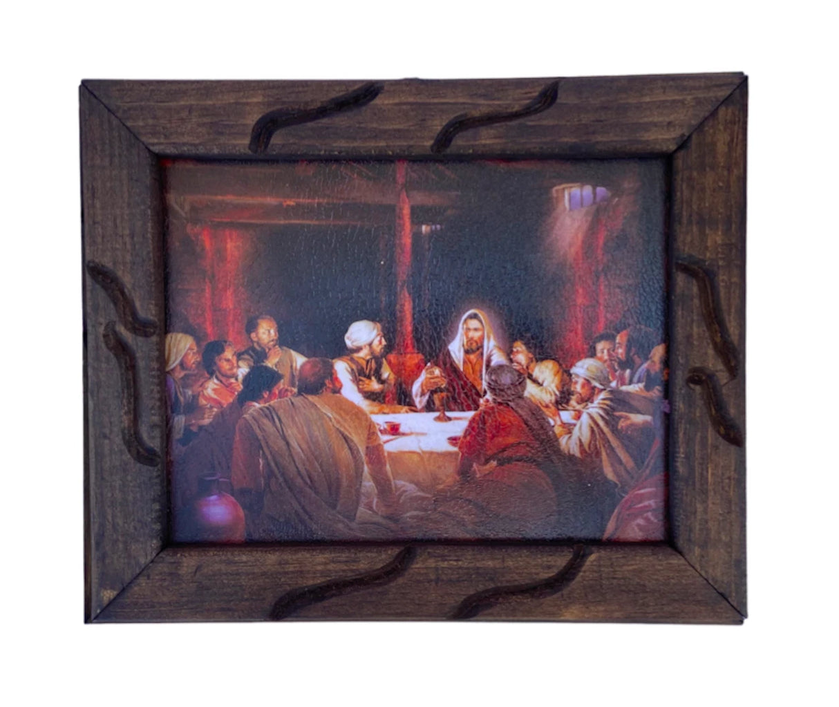 LAST SUPPER -12" Rustic Frame