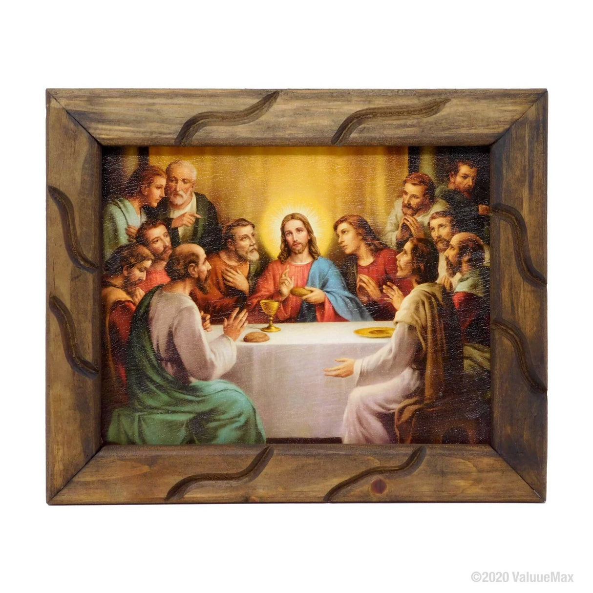 LAST SUPPER -12" Rustic Frame