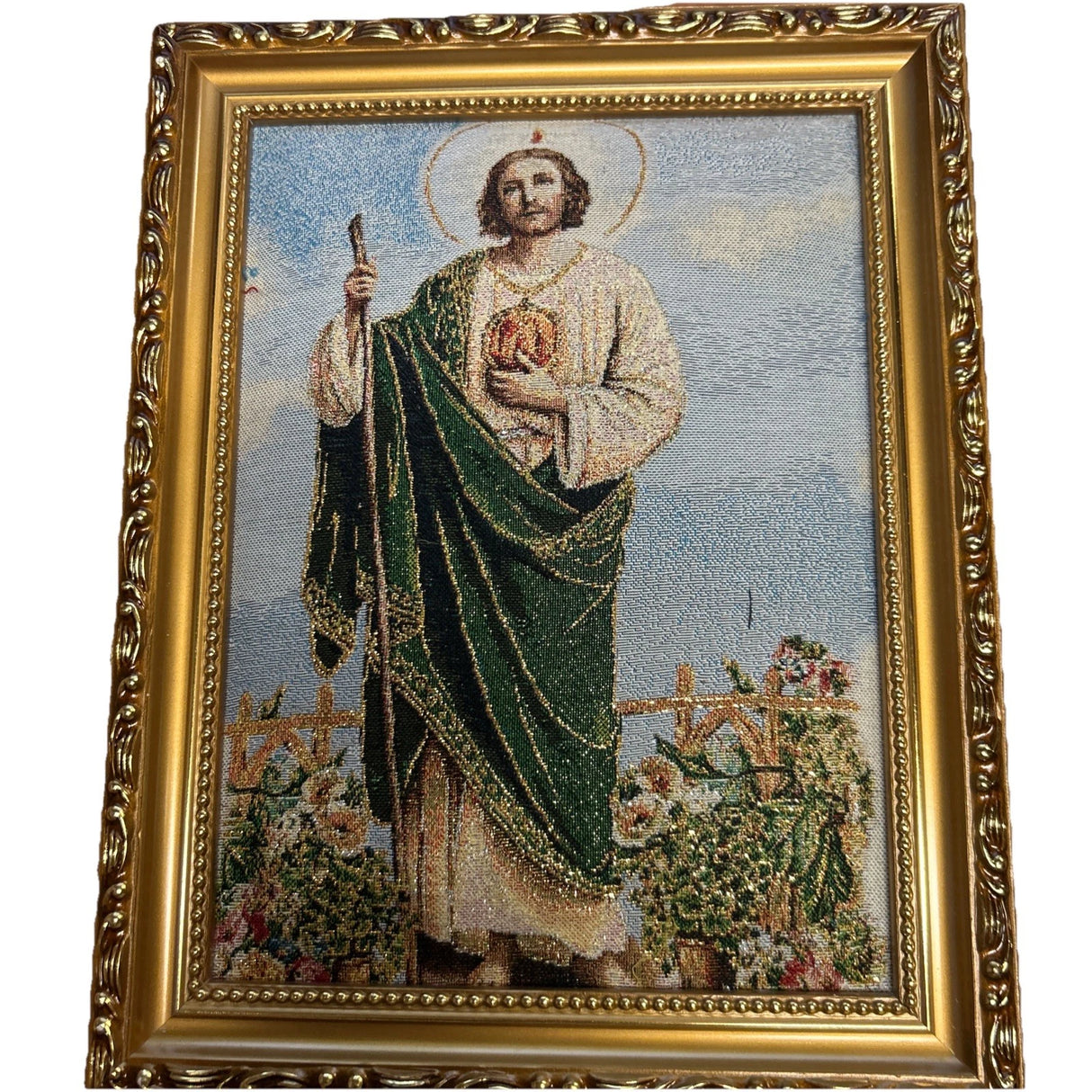 SAN JUDAS TAPESTRY 9" X 11"