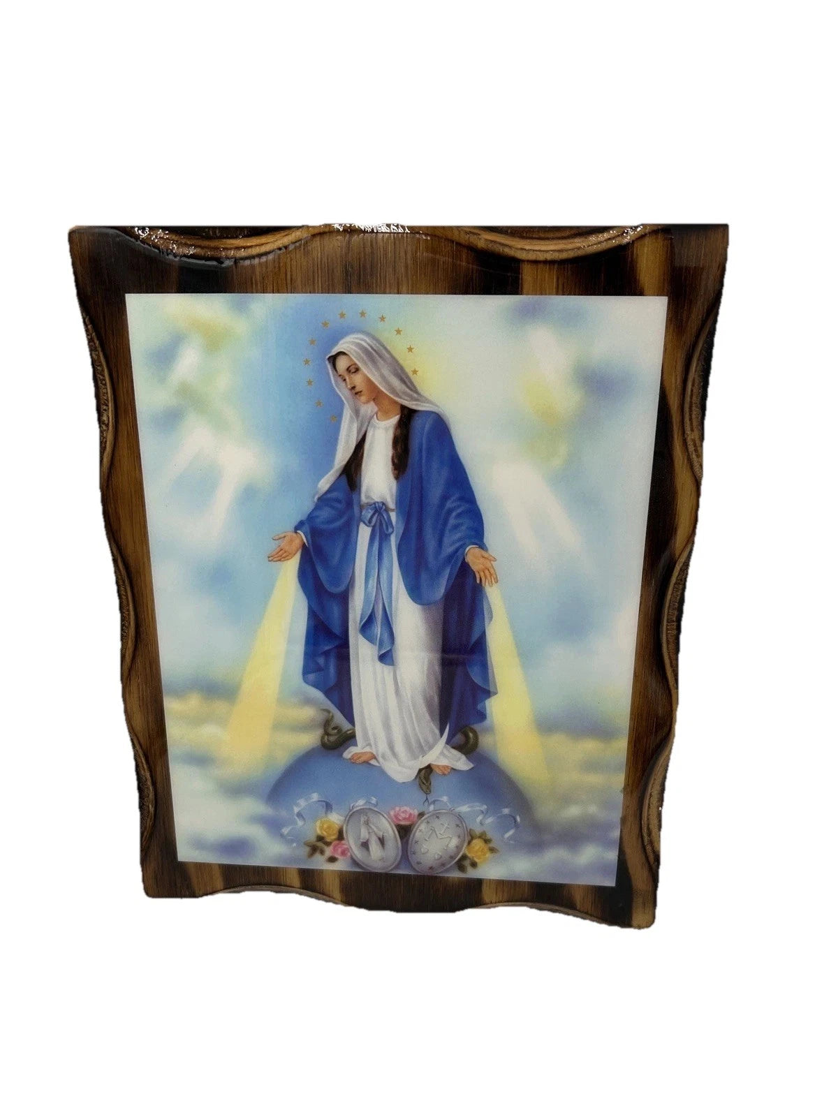 Miraculous Medal 12"- FRAMED ART
