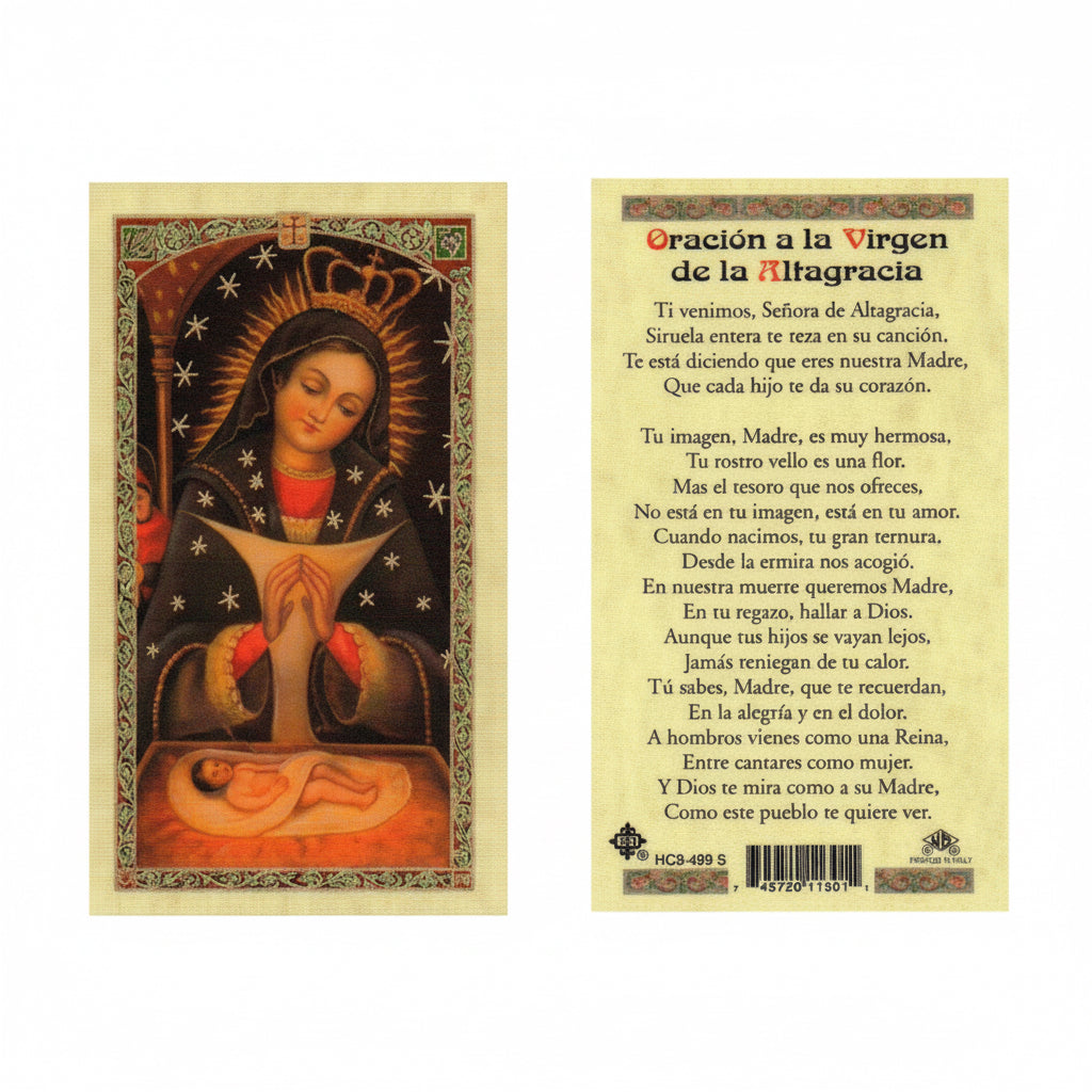Virgen de la Altagracia-plastificada