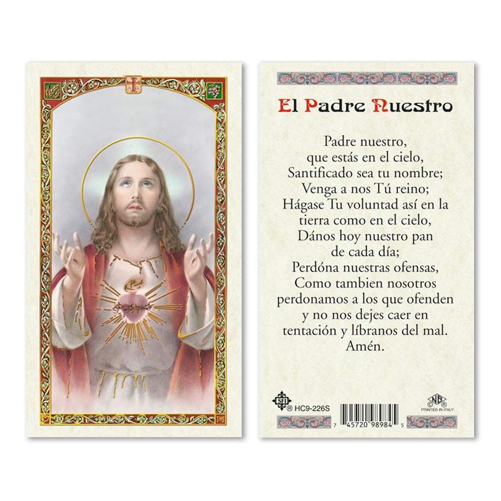Oracion a El Padre Nuestro -Prayer Card