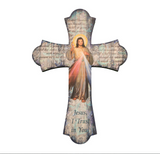 12" Laser Cut Wood Vintage Cross