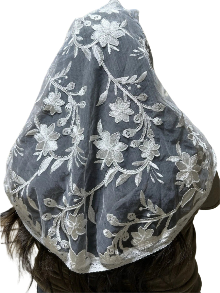 WHITE VEIL INFINITY FABRIC