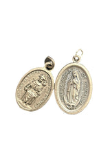 Medalla Santo Niño Atocha y Virgen de Guadalupe