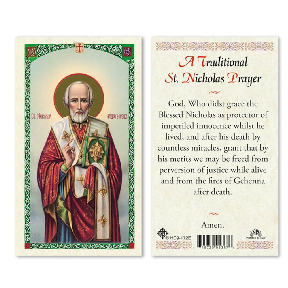 A Traditional St. Nicholas Prayer