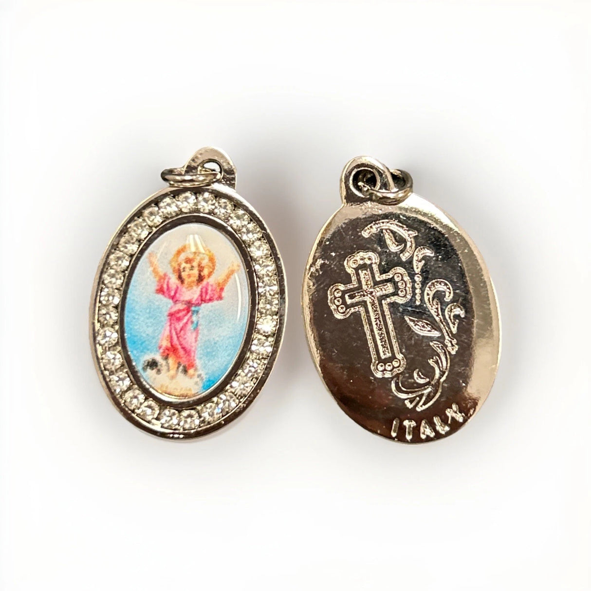 MEDAL W/ DIVINO NIÑO RESIN
