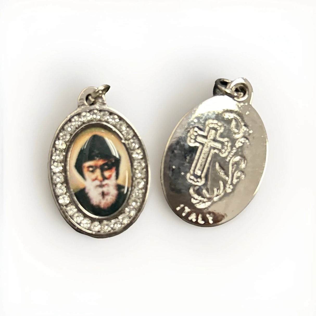 MEDAL W/ST. CHARBEL RESIN