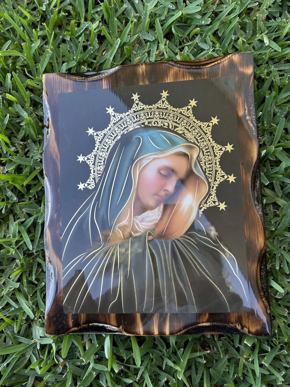 VIRGEN DOLOROSA WALL ART 9X11