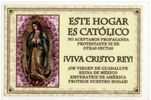 Cedula Este Hogar es Catolico