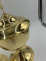 Chalice paten & Ciborium Set Brass Gold plated