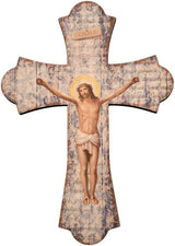 12" Laser Cut Wood Vintage Cross